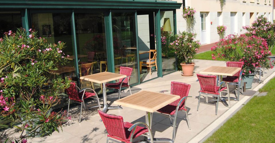 The terrace of the Hôtel de Chateaudun