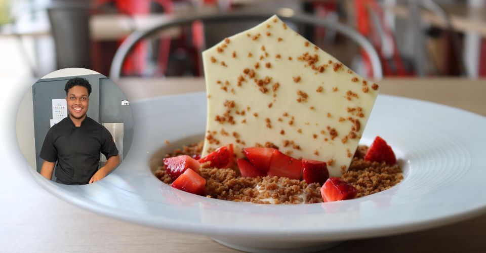 la cuisine du chef du restaurant l'esplanade à Toulouse Colomiers
