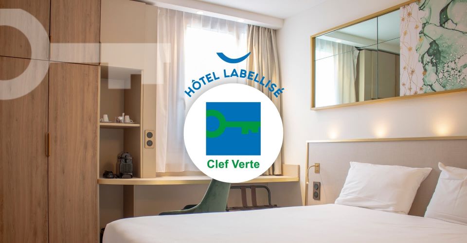 The Brit Hotel Bordeaux has been awarded the Green Key certification.