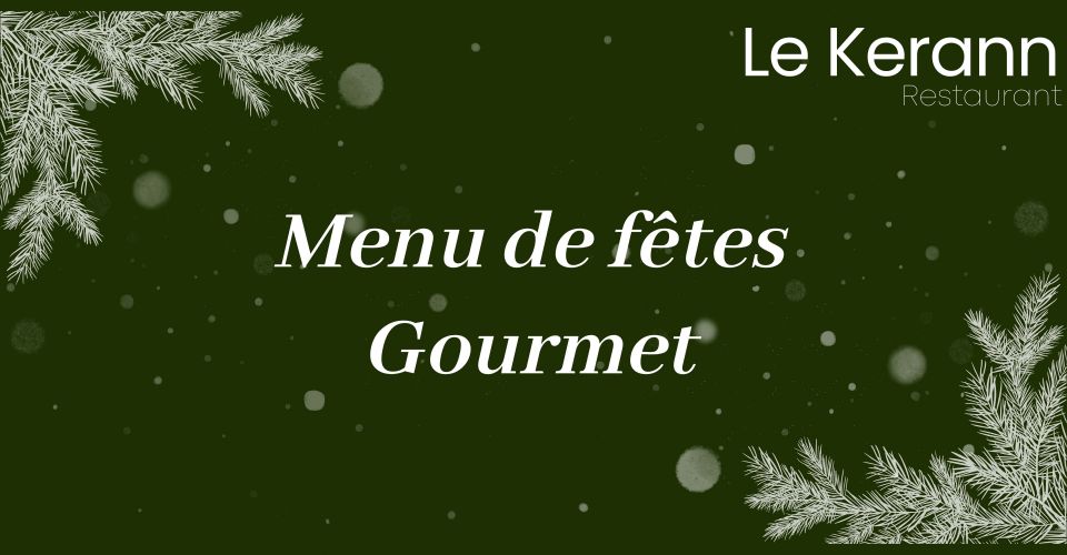 Menu de Fêtes au restaurant de l'hôtel Saint-Herblain