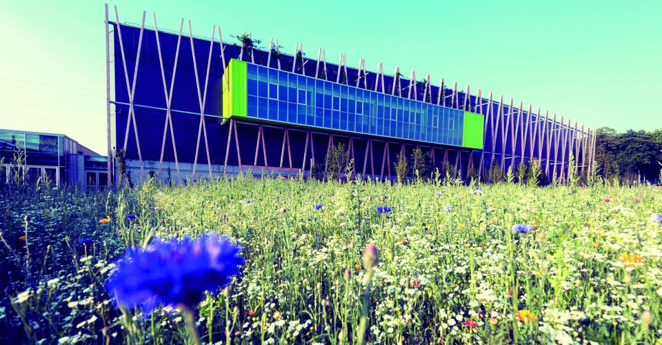 Le parc des Expositions de Nantes, quartier La Beaujoire