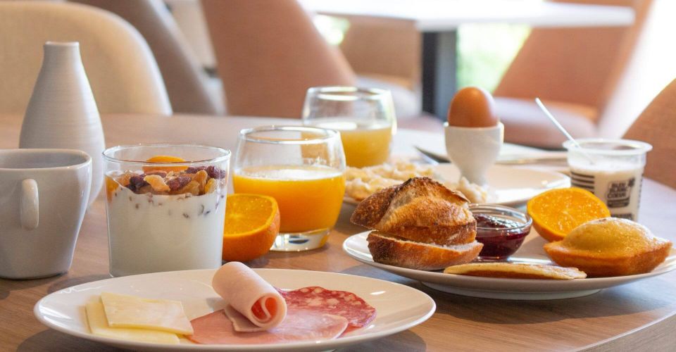 Breakfast at the hotel in Nantes