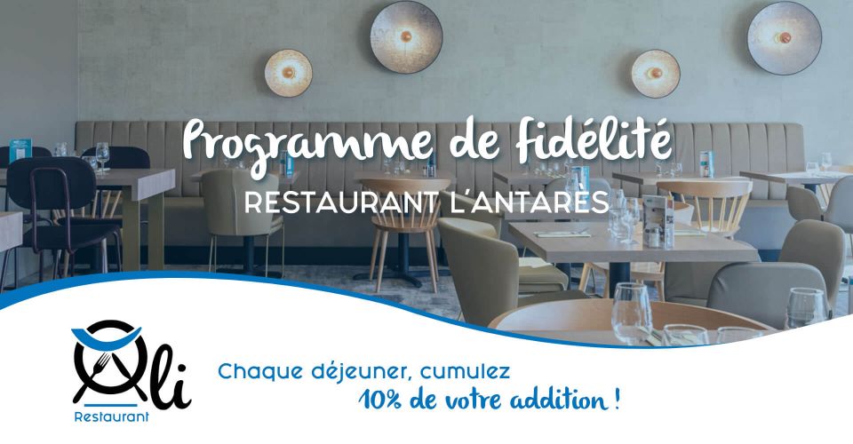 Le programme de fidélite au restaurant d'Orléans