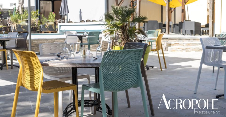 Le restaurant l'Acropole, à Verrières en Anjou, près d'Angers