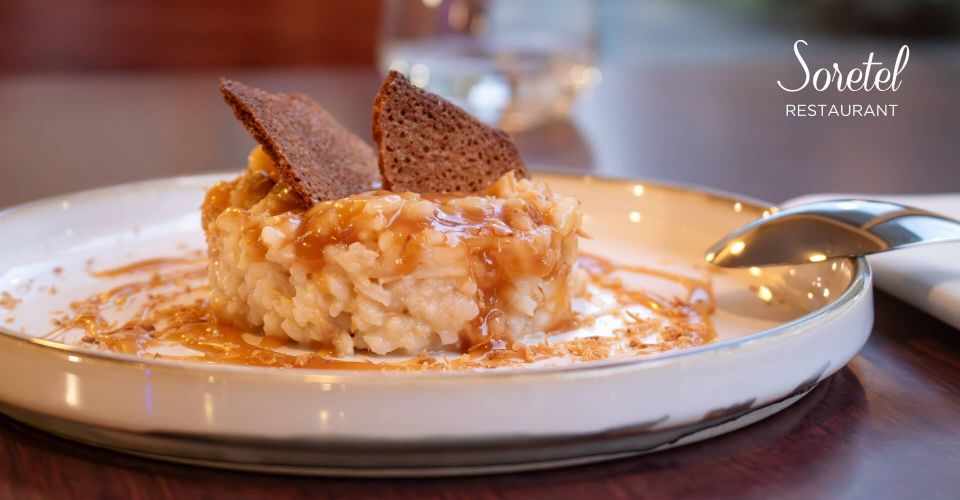 Tasty desserts from the Soretel restaurant