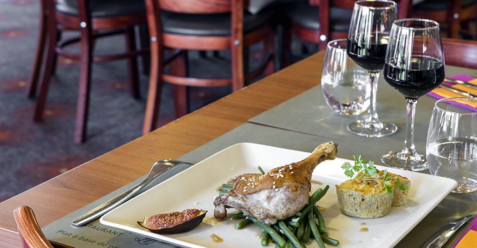 Un plat du restaurant "le Villeneuve" au nord de Rennes