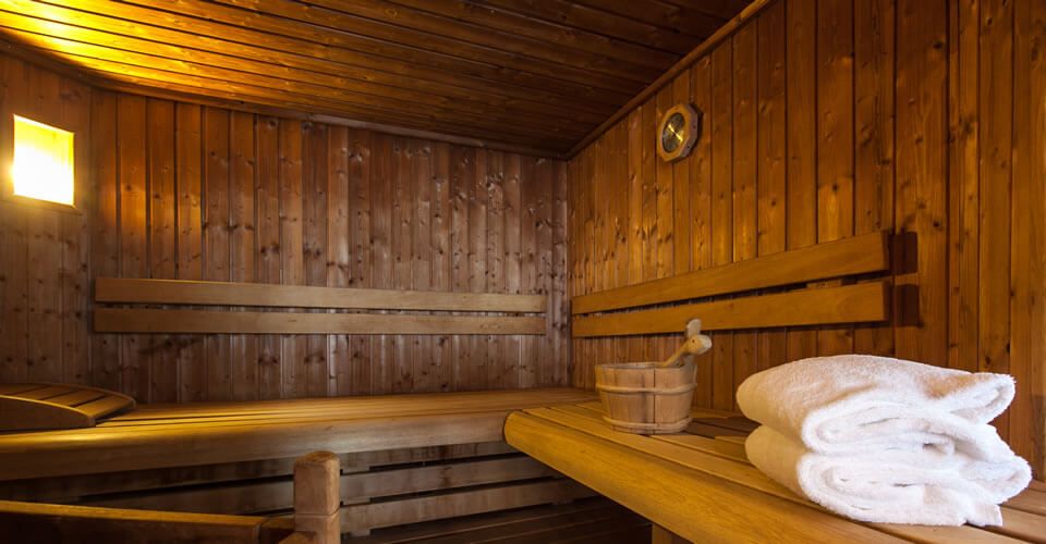 The sauna of the Hotel BRISTOL in Montbéliard