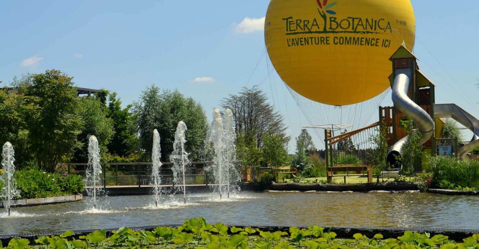 The Terra Botanica park near the hotel in Angers