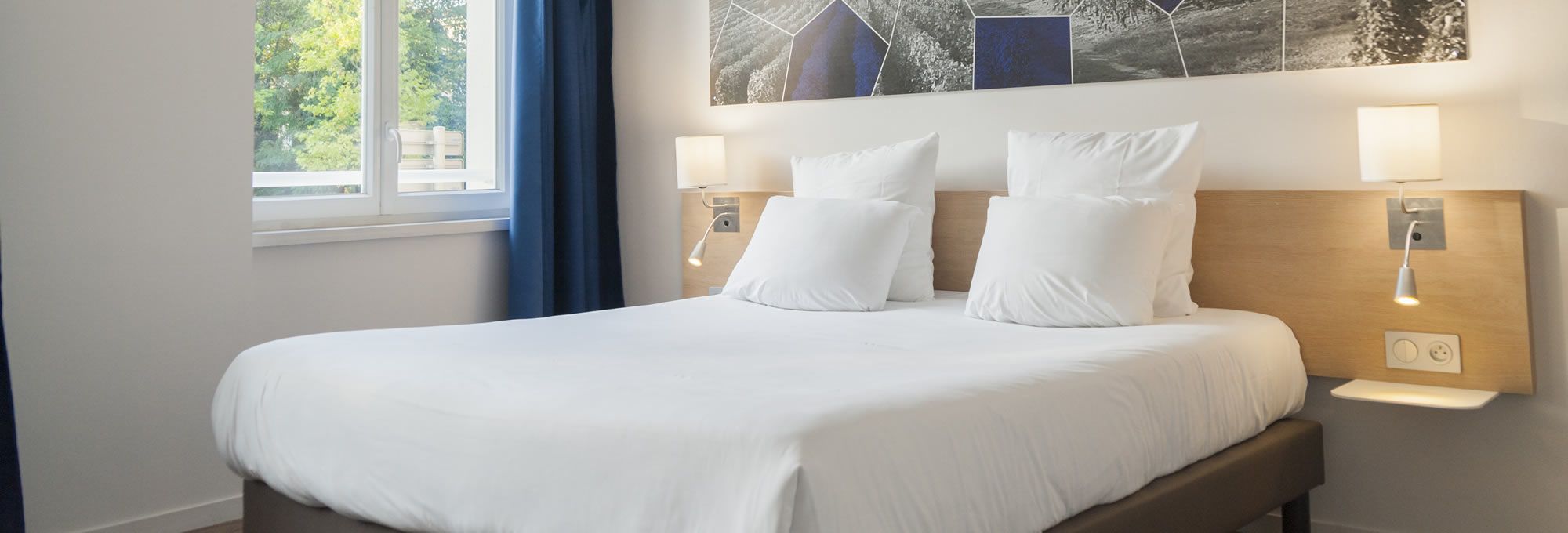 Enjoy the comfort of our 2, 3 or 4 star hotels throughout France