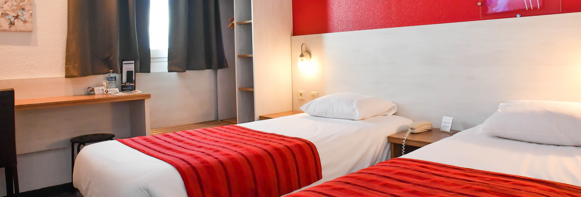 Enjoy the comfort of our 2, 3 or 4 star hotels throughout France