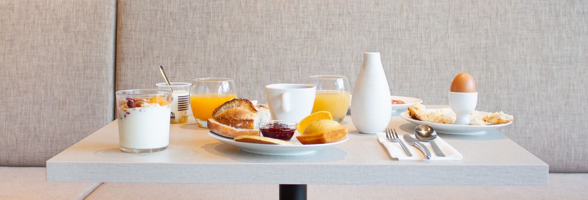 Le petit-déjeuner du Brit Hotel Nantes la Beaujoire