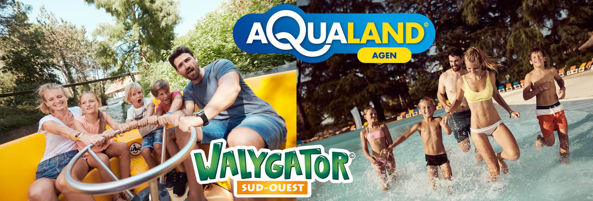 Hotel Aquitaine in Agen presents the Walygator Park near our hotel