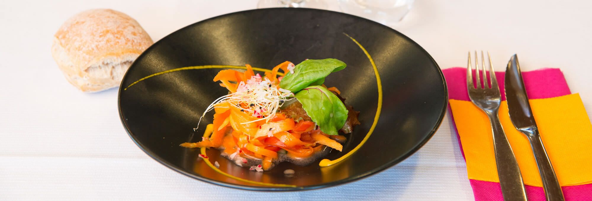 A nice dish from Le Villeneuve restaurant