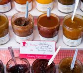 Local jams at the breakfast of the Blois hotel