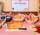 Viennese pastries at the breakfast of the Blois hotel