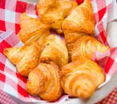 Fresh croissants from the baker of Blois