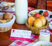 Many local products are available for breakfast