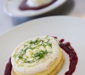 gourmet dessert at the restaurant in Angers