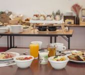 A table set for breakfast in Bordeaux