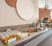 Breakfast buffet at the hotel in Angers