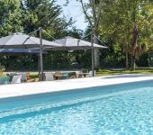  The swimming pool of the hotel in Angers