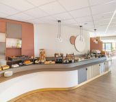 Breakfast buffet at Brit Hotel Angers