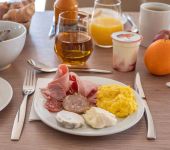 Savoury breakfast at the Angers hotel