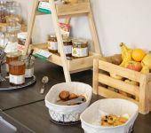 les produits locaux du buffet petit-déjeuner à Dieppe