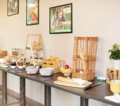 la buffet petit-déjeuner du brit hotel dieppe