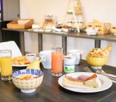 le buffet petit-déjeuner du brit hotel dieppe