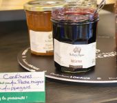 la confiture locale du buffet petit-déjeuner à Dieppe