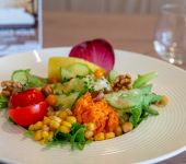 A dish at the Antarès restaurant in Orléans