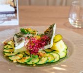 A dish at the Antarès restaurant in Orléans