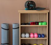 Salle de fitness à l'hôtel de Nantes