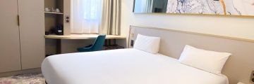 Une chambre double au Brit Hotel de Bordeaux Aéroport, à Mérignac