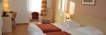 La chambre standard existe aussi en deux lits simple