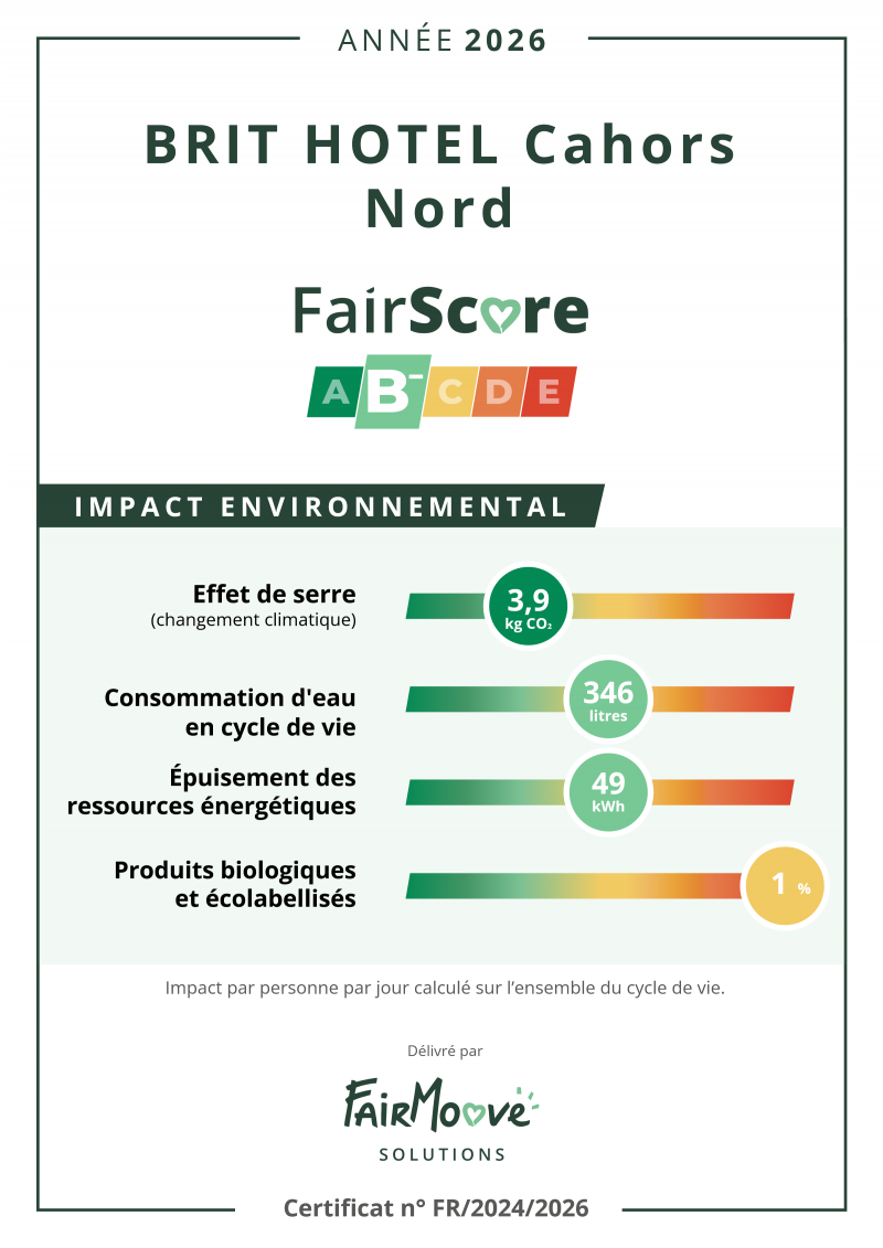 Profitez du confort de nos hôtels 2, 3 ou 4 étoiles sur l'ensemble de la France