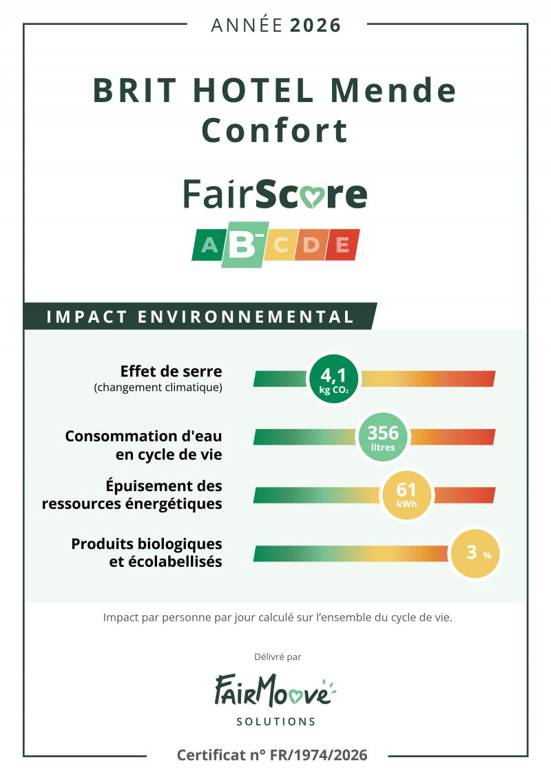 Profitez du confort de nos hôtels 2, 3 ou 4 étoiles sur l'ensemble de la France