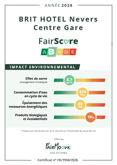 Profitez du confort de nos hôtels 2, 3 ou 4 étoiles sur l'ensemble de la France