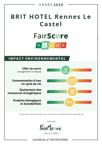 Profitez du confort de nos hôtels 2, 3 ou 4 étoiles sur l'ensemble de la France