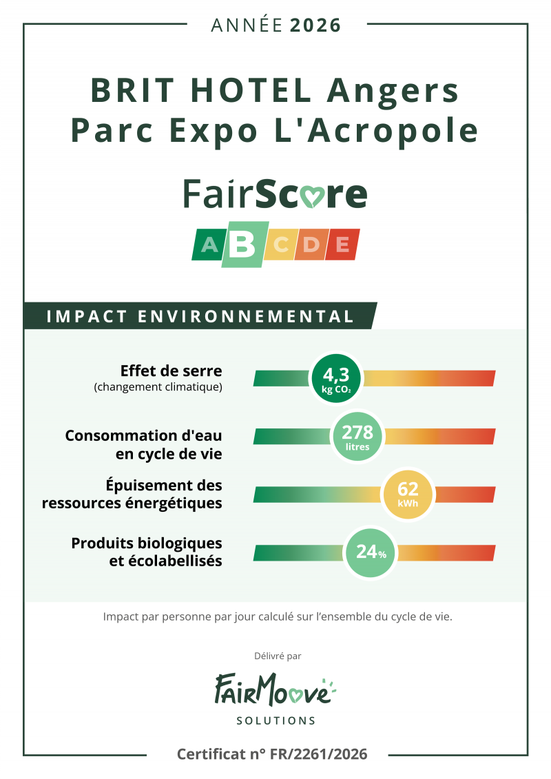 Profitez du confort de nos hôtels 2, 3 ou 4 étoiles sur l'ensemble de la France