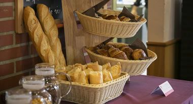 Bread and pastries from local bakery