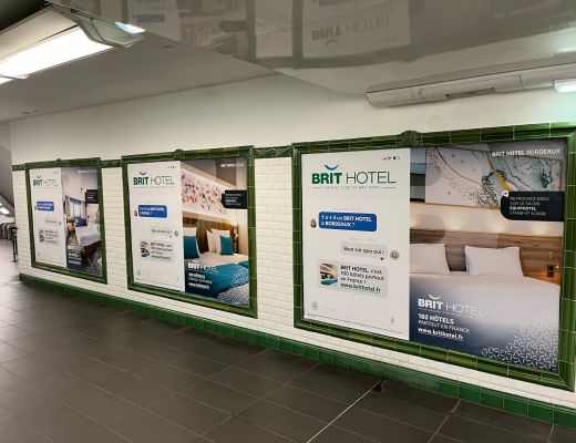 Brit Hotel participe à EquipHotel et lance sa campagne de communication dans le métro