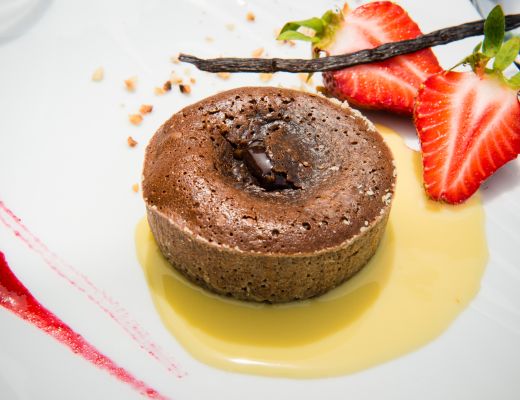 Un dessert au restaurant de Blois