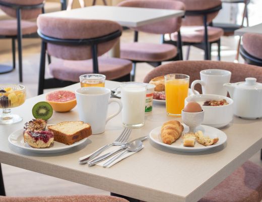Le petit-déjeuner du Brit Hotel Cahors