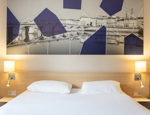 Les multiples chambres au confort différent de l'hôtel de Mâcon