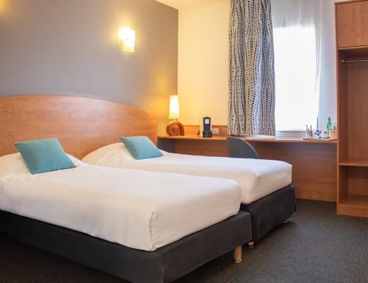 Les chambres du Brit Hotel de Bressuire