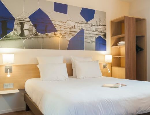 The rooms of the brit hotel Mâcon