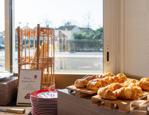 breakfast at the hotel