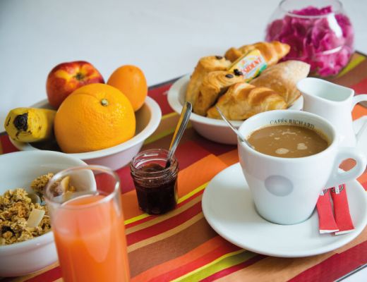 Breakfast at the hotel